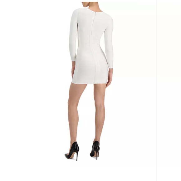 Herve Ledger Icon Mini Sheath Bandage Dress NWT - Picture 7 of 12